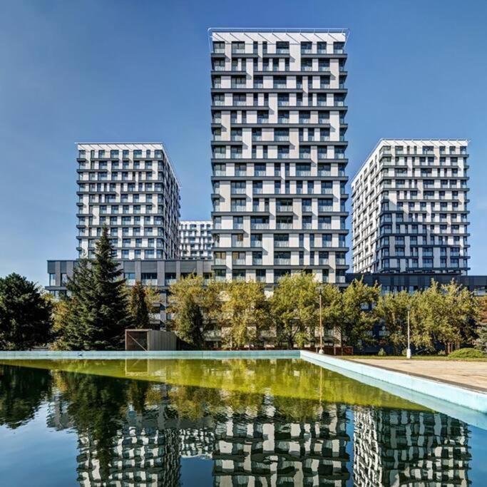 Centrum Park Studio Prag Exterior foto